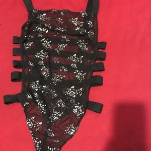 Victoria Secret  sheer thong Bodysuit